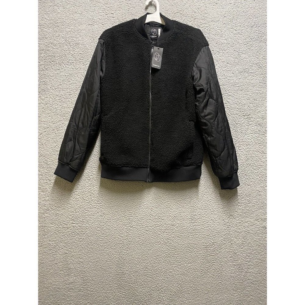 Original Use Unisex Size M Casual Fit Full-Zip Bomber Jacket Sherpa Torso New